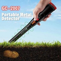 휴대용 금속탐지기 보물탐지 금 검출기 스캐너 GC2007, 1개