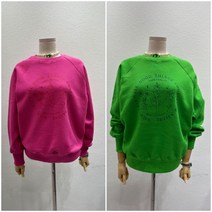 블랙폭스 플라워 프린트 기모맨투맨 나그랑 맨투맨 데일리맨투맨 핑크맨투맨 그린맨투맨 77사이즈 여성맨투맨 겨울맨투맨 쮸리기모