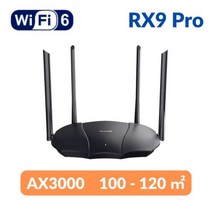 Tenda WiFi6 라우터 AX5700 RX27 트라이 밴드 기가비트 와이파이 6E 메쉬 무선 pk xiaomi OFDMA 및 MU-MIMO, CHINA_RX9 Pro AX3000 | EU 플러그, 04 RX9 Pro AX3000_01 EU 플러그