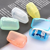 투명 칫솔 뚜껑 케이스 커버 칫솔캡 똑딱이 여행 랜덤
