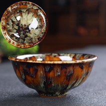 PEARL PANDA도자기 가마 유약 찻사발 티잔 티컵 전통찻잔, 23