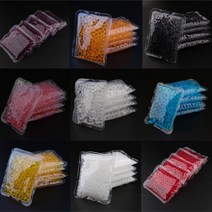마사지의자 마사지베드 마사지기계 소형안마의자 재사용 가능한 유연한 젤 비즈 열 콜드 핫 팩 5 개 허리, 03 Blue