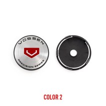 휠캡4개/몫 60MM VOSSEN 자동차 휠 센터 허브 캡 엠 블 럼 배지 로고 레이블 스타일링 액세서리, 02 COLOR 2