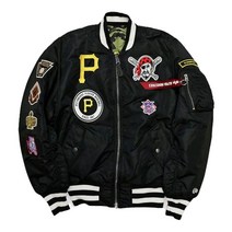 AUTHENTIC 알파인더스트리 NEW ERA 피츠버그 파이어리츠 MA-1 봄버 자켓 NEW OG