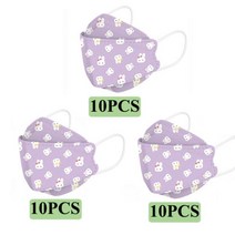 KN95 마크 만화 일회용 마카라 fpp2 Homologada 보호 ffp2 Niños KF94MASK 입 얼굴, Type 3-30PCS