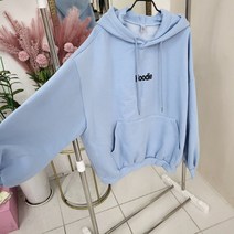 기모 오버핏 박시핏 패치 프린팅 후드 티셔츠