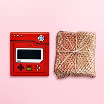 라비니 띠부띠부씰 북 앨범 보관 바인더, 레드(선물포장)