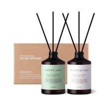 실속형 디퓨저 200ml 2개입 세트 / 스틱 10개 증정 -, 22)화이트머스크 2