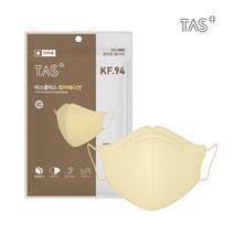 TAS 마스크 컬러에디션 KF94 새부리형 대형 5개입 50매, 10개, 라이트베이지