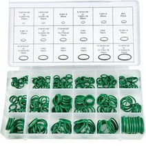 오링 HNBR 270 개/대 자동차 자동 수리 도구 고무 O 링 냉매 세트578623, Green