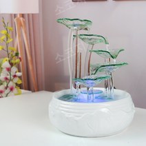 가정용분수 선물용 실내분수대 인테리어 풍수지리, 연꽃