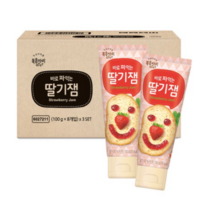 복음자리 바로 짜먹는 딸기잼, 100g, 7개