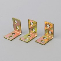 코너 꺽쇄 평철 가구 연결 보강 선반 고정 100개입 2.5cm