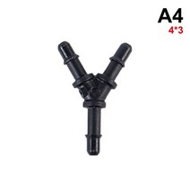 프린터부품 에코 솔벤트 Y 모양 잉크 튜브 TX800 XP600 DX5 DX7 프린트 헤드 플라스틱 커넥터 프린터 1 개, 4.A4