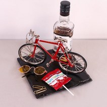 자전거 모형 미니어쳐 2color 인테리어 엔틱 미니어처 피규어 빈티지 소품, 블루