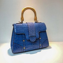 악어가방 고상한 가죽 나무 손 악어 무늬 숄더 크로스백 핸드백