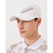 [헤지스 골프] [22SS] HUHE2E901WT Online Limited 화이트 3색 프린트 기본 6쪽 캡, 058