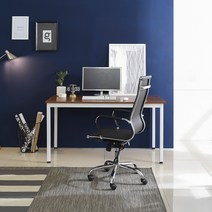 TS-04 LPM 책상 1200x600 철제 컴퓨터 사무용 게이밍 데스크, 화이트프레임/차콜