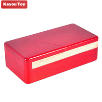 비밀 퍼즐 상자 하코네 상자 나무 비밀 열기 불가능한 상자 퍼즐 3D 두뇌 티저 매직 우드 신비한 큐브 박스, 한개옵션0, 한개옵션1