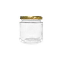 KH49 300ml 낱개 잼병 과일청 수제청 유리병, 플라스틱러그-검정