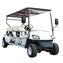 전기골프카트 4륜 호텔 명승지 관광 셔틀버스 RV차, 1.60V, 8.낮은 구성의 6인승 골프