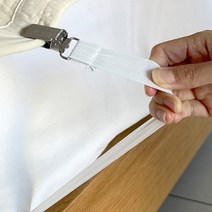 꽉하마 매트리스 고정밴드, 화이트, 1팩