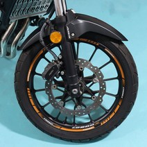 혼다 CB500X CB 500X CB500 X 풀 세트 장식 오토바이 휠 스티커 반사 모터 자전거 방수 림 데칼, 04 CB500X-orange