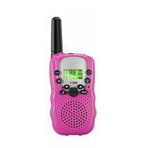 디지털무전기 업무용무전기 생활무전기 워키토기 소녀 소년 T388 선물 생일 인터폰 휴대용 송수신기 하이라, 03 Pink