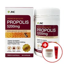 JNC 호주 프로폴리스 5200mg 180캡슐 목 에좋은영양제 포로폴리스 항산화건강 솔루션, 단품, 단품