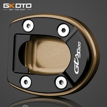 오토바이 부품Vespa GTV 300 HPE 2019-2022 용 확장 패드 지지 플레이트 오토바이 액세서리 CNC 킥스탠드, 06 As shown GTS300