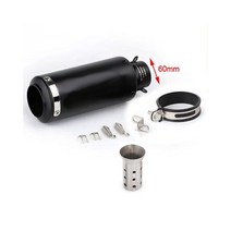 오토바이 51mm 배기 머플러 SC 파이프 혼다 야마하 GSR750 Z250SL Ninja400 Z800 900 CBR300 500 Z1000 ER6N SV650 R1 R3 R6, -S-C- 60mm 2