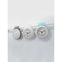 물방울 욕실시계 방수흡착시계, 다른 10.5CM 욕실 흡착식 시계(보라색)