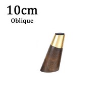 소파 가구 다리 1/4PCS 단단한 나무 비스듬한 가구 다리 욕실 캐비닛 TeaTable 소파 발 구리 슬리브와 유럽, 02 1PCS 10CM Oblique, 02 1PCS 10CM Oblique