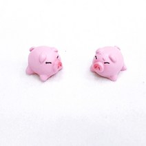 꿀꿀이 피규어 1개 수족관 장식 마리모 꾸미기 키우기 미어니처 미니어쳐