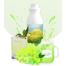 {더케어위닛} 쉘몬 청포도 농축액 1kg (액상), 쉘몬과일농축액베이스청포도1kg