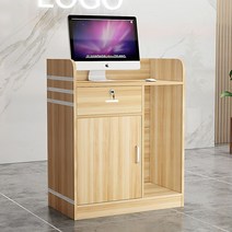 계산대 카운터 포스기 800 매장 인포데스크 식당 이발소 600 가게 살롱 서랍형 5, 100x38x90cm, 60cm연호두