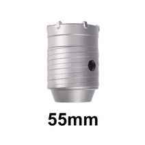 먼지없는 벽절단 콘크리트 홈파기 커팅기 컷팅 절단 SDS 플러스 30-125mm 코어 드릴 비트 육각 TCT 콘크리, 06 55mm Hole Saw