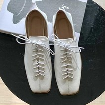 모던 스타일 사각 절개 블로퍼 겸용 바부슈 끈로퍼