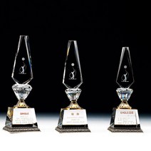 골프트로피 크리스탈트로피 홀인원패 싱글패 이글패, 단품