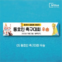 엠블루11 스포츠 축구 야구 농구 동호회 회원모집 축구교실 야구교실 농구교실 여자배구 레슨 왕중왕전 친선경기 대회 행사 현수막, 5_동호인 축구대회 우승