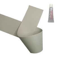 501000mm 풍선 보트 카약 수리 패치 특수 공기 침대 딩기 손상 누출 구멍 PVC 수리 패치 키트, Gray