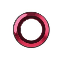 자전거 헤드셋 캡 알루미늄 합금 CNC 플랫 스페이서 MTB 28.6mm 자전거 부품 커버, 빨간색, 1개