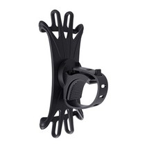 배달대행거치대 핸드폰 자전거 자석 실리콘 전화 홀더 오토바이 iphone 13 11 pro max 7 8 plus x xr 12 mobile phone stand bike, 회전 가능한 검정색