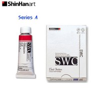 신한 SWC 전문가용 수채화물감 15ml 낱색 A시리즈 (1개), 886 프탈로 그린 다크