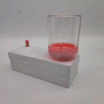 브러쉬린서 브러시린서 미술물통 대용량 미술 수채화 붓 클리너 세척기 9종, 직사각형 핑크