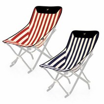 VERNE 베른 컴팩트체어 스킨 스트라이프 레드블루, 스트라이프 블루