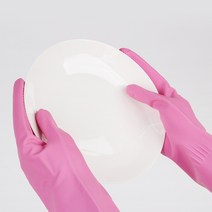 천연고무 항균 고무장갑 대 이중코팅 라텍스고무장갑 / 레드리빙고무장갑(대), 1개, 대(L)