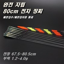 80cm 완전자립 전자 장찌 민물 전자찌 스마트찌 민물낚시찌 하우스 찌 중층 수제 고부력 저부력 내림 나노 올림찌 장찌, PQ15(80.5cm/4.0g)