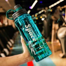 헤보모리 대용량 헬스보틀 운동물병 3000ml 휴대용물통 등산 외출 내열성, 그린, 2000ml