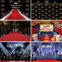 저무리 골드 크라운 할리우드 레드 카펫 무대 사진 배경 행복 달콤한 16 생일 파티 가족 초상화 Photocall, 06 Thin Cloth 300x200cm